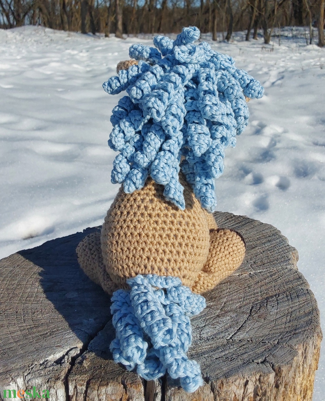 Horgolt póni - játék & sport - plüssállat & játékfigura - ló - Meska.hu