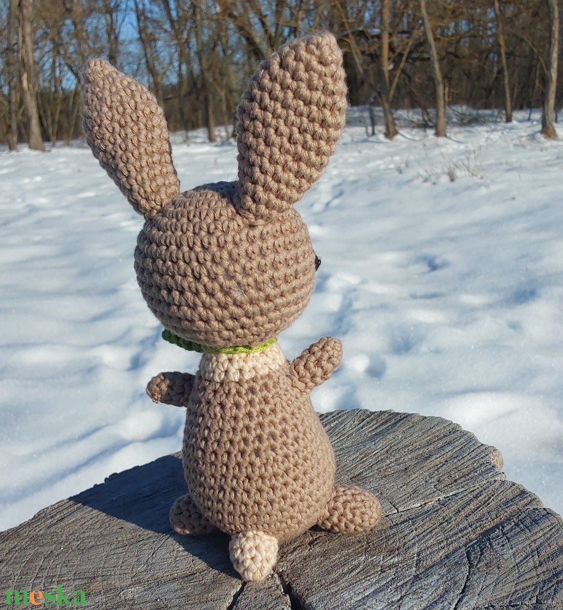 Horgolt nyuszi  - játék & sport - plüssállat & játékfigura - nyuszi - Meska.hu