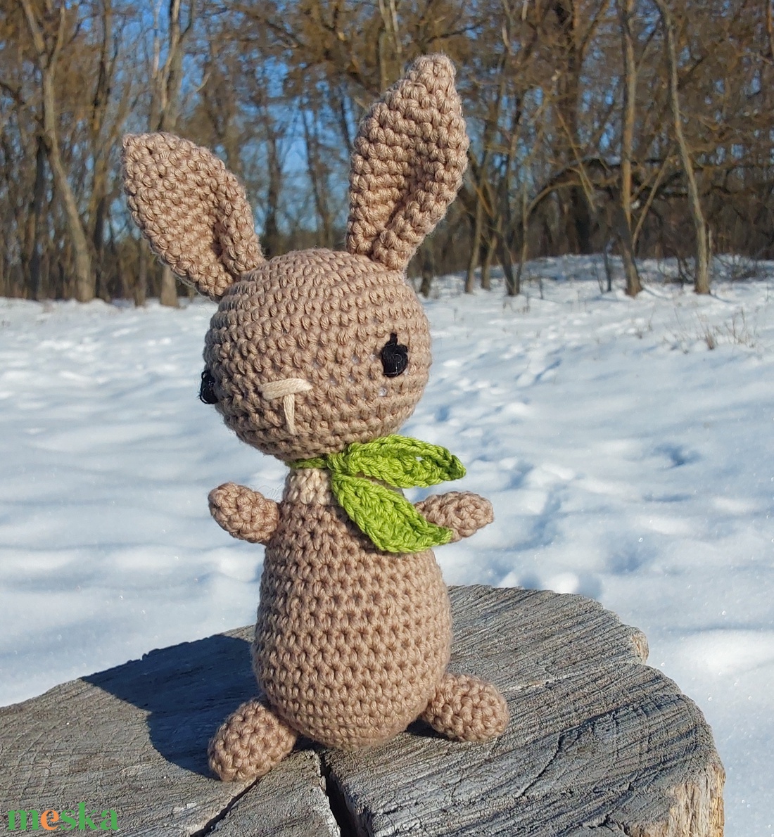 Horgolt nyuszi  - játék & sport - plüssállat & játékfigura - nyuszi - Meska.hu