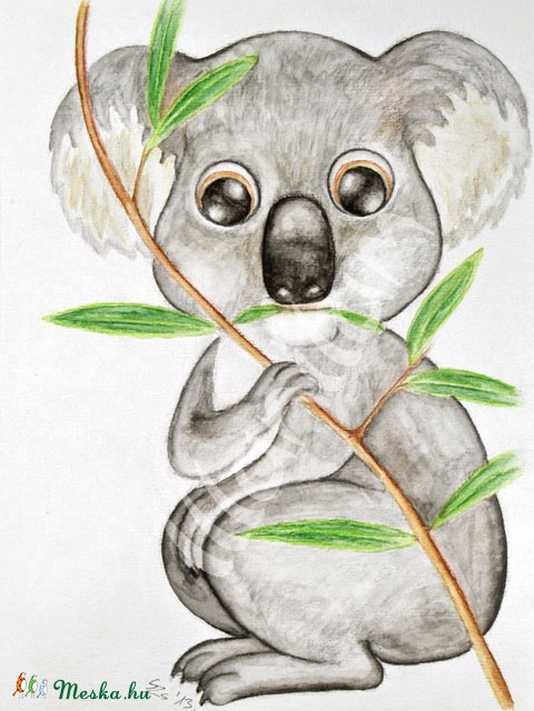 Koala - rajz - - Meska.hu Koala - rajz - - Meska.hu