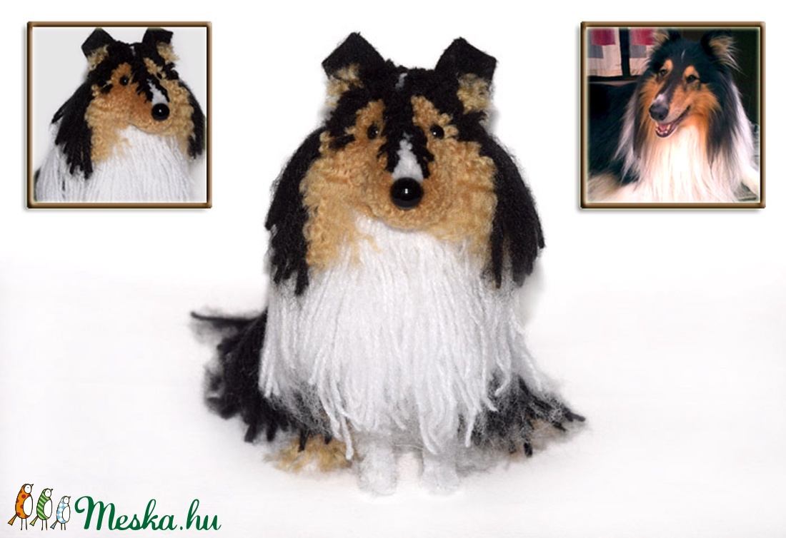 Skót juhászkutya, collie - tricolor -  - Meska.hu