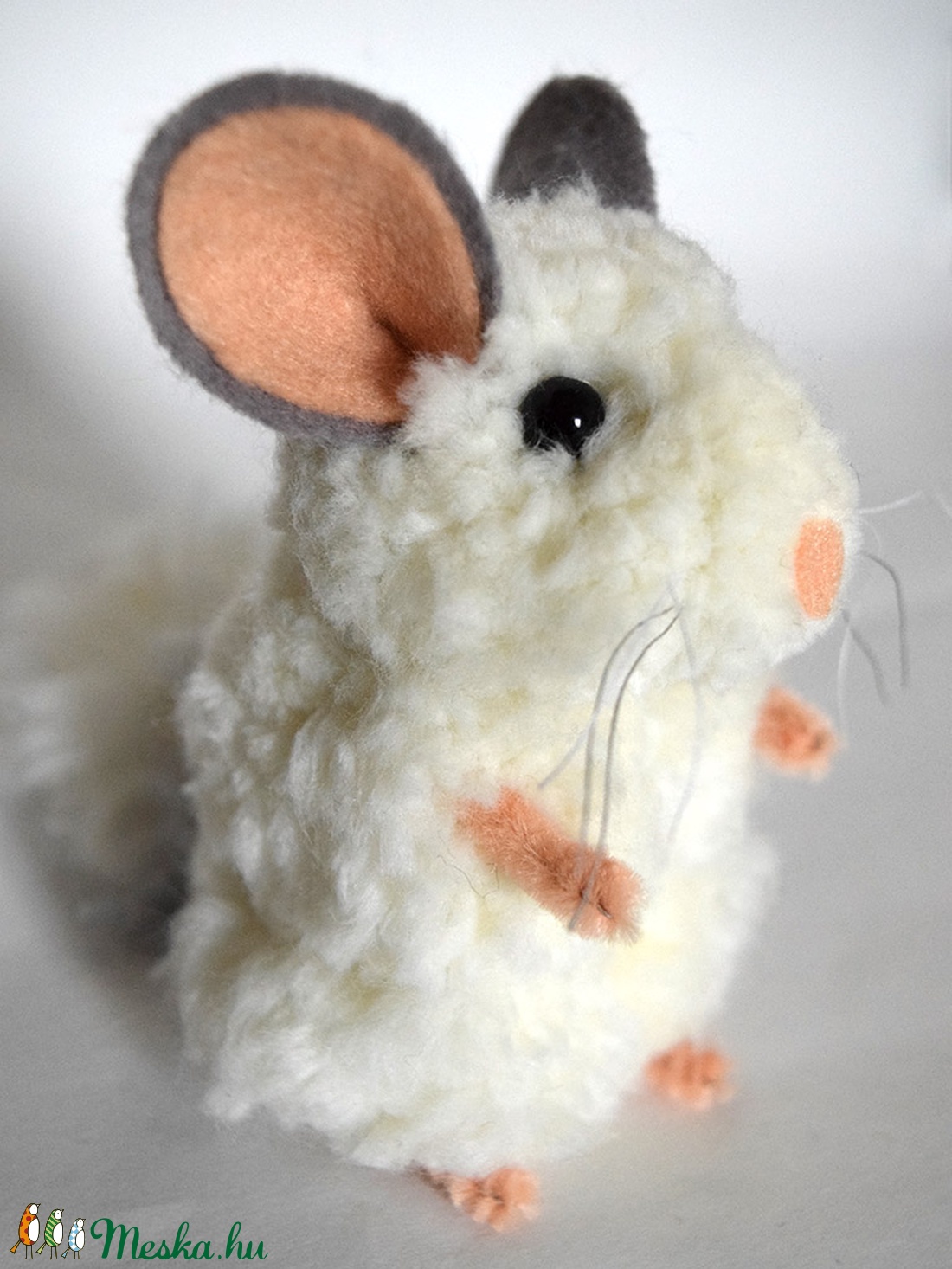 Fehér csincsilla -  - Meska.hu