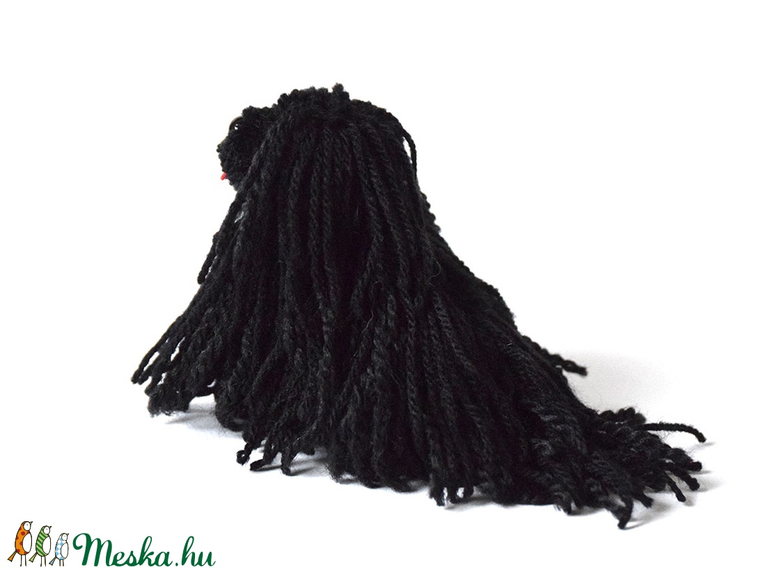 Puli - fekete - 10 cm - - Meska.hu Puli - fekete - 10 cm - - Meska.hu
