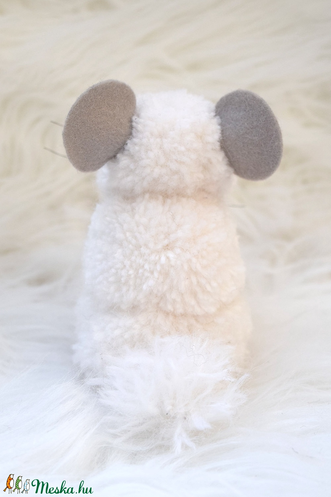 Fehér csincsilla - otthon & életmód - dekoráció - dísztárgy - Meska.hu