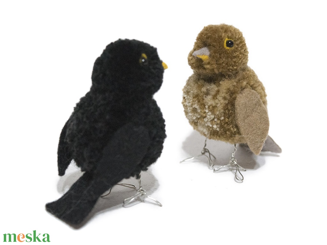 Fekete rigó pár (Turdus merula) - otthon & életmód - dekoráció - dísztárgy - Meska.hu Fekete rigó pár (Turdus merula) - otthon & életmód - dekoráció - dísztárgy - Meska.hu