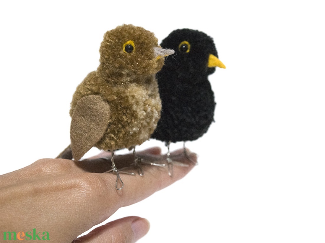 Fekete rigó pár (Turdus merula) - otthon & életmód - dekoráció - dísztárgy - Meska.hu Fekete rigó pár (Turdus merula) - otthon & életmód - dekoráció - dísztárgy - Meska.hu