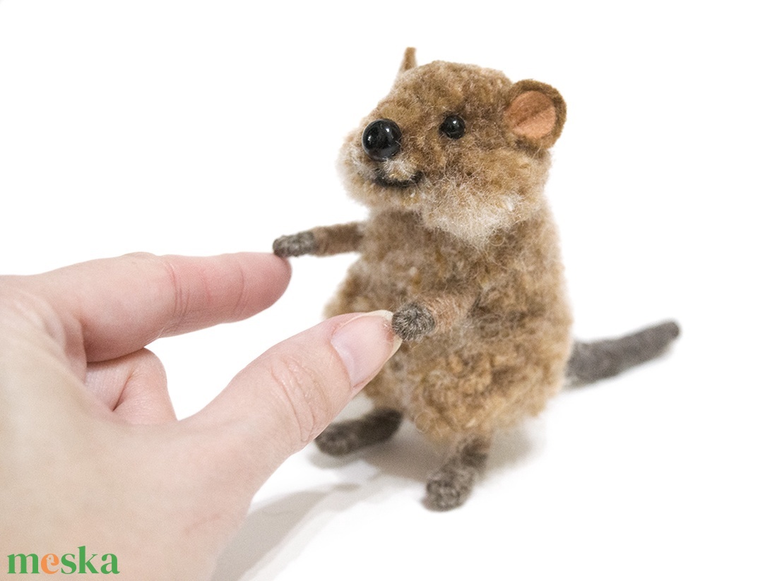 Quokka - kurtafarkú kenguru - otthon & életmód - dekoráció - dísztárgy - Meska.hu Quokka - kurtafarkú kenguru - otthon & életmód - dekoráció - dísztárgy - Meska.hu