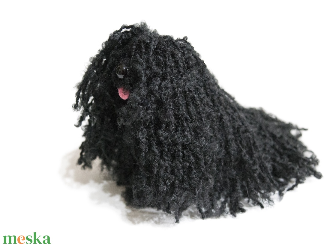 Puli - fekete 'S' - otthon & életmód - dekoráció - dísztárgy - Meska.hu