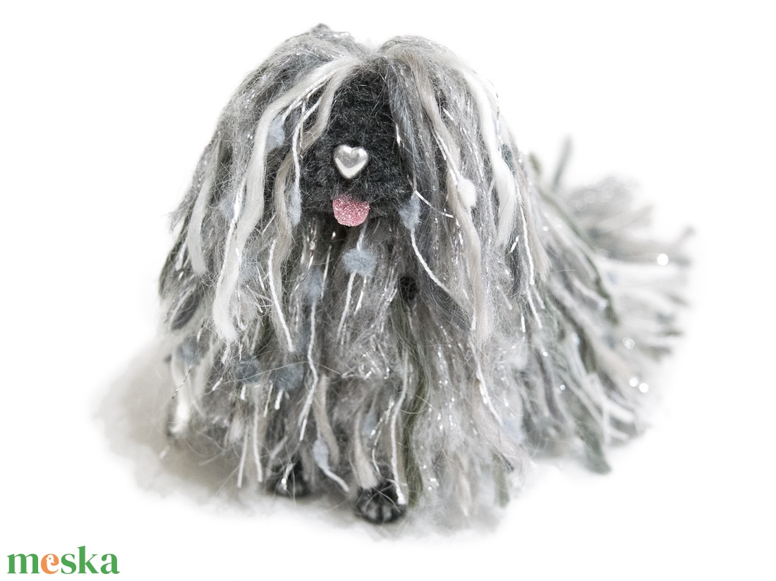 Puli - ezüst 'S' - otthon & életmód - dekoráció - dísztárgy - Meska.hu