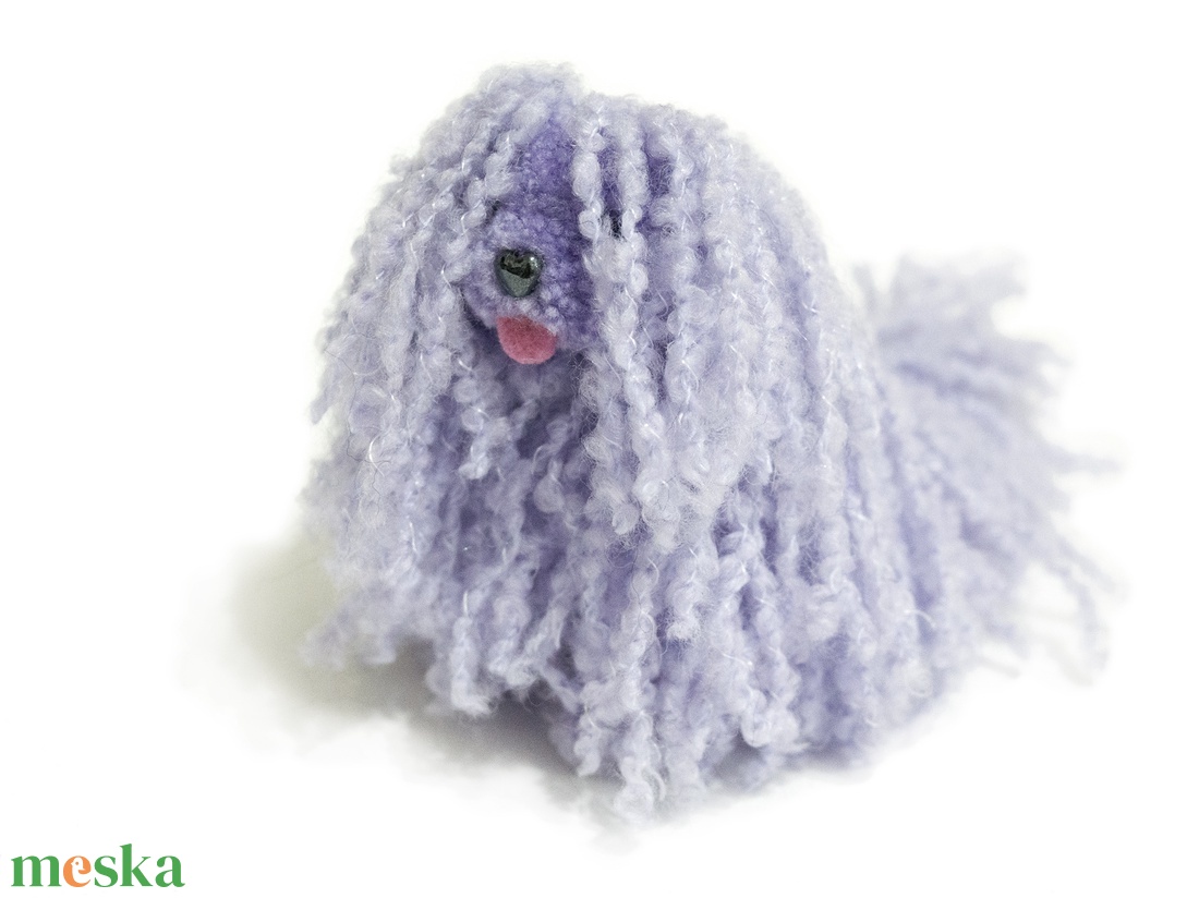 Puli - lila 'S' - otthon & életmód - dekoráció - dísztárgy - Meska.hu
