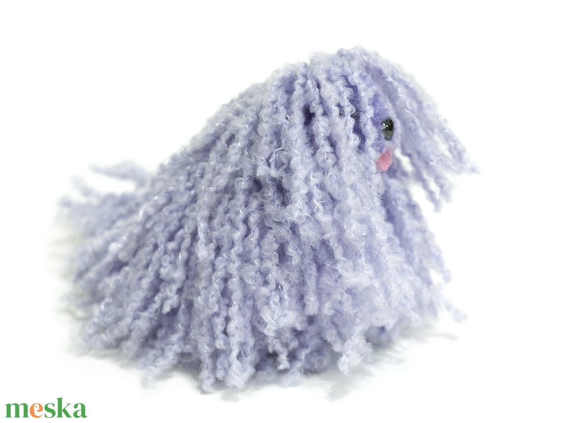 Puli - lila 'S' - otthon & életmód - dekoráció - dísztárgy - Meska.hu