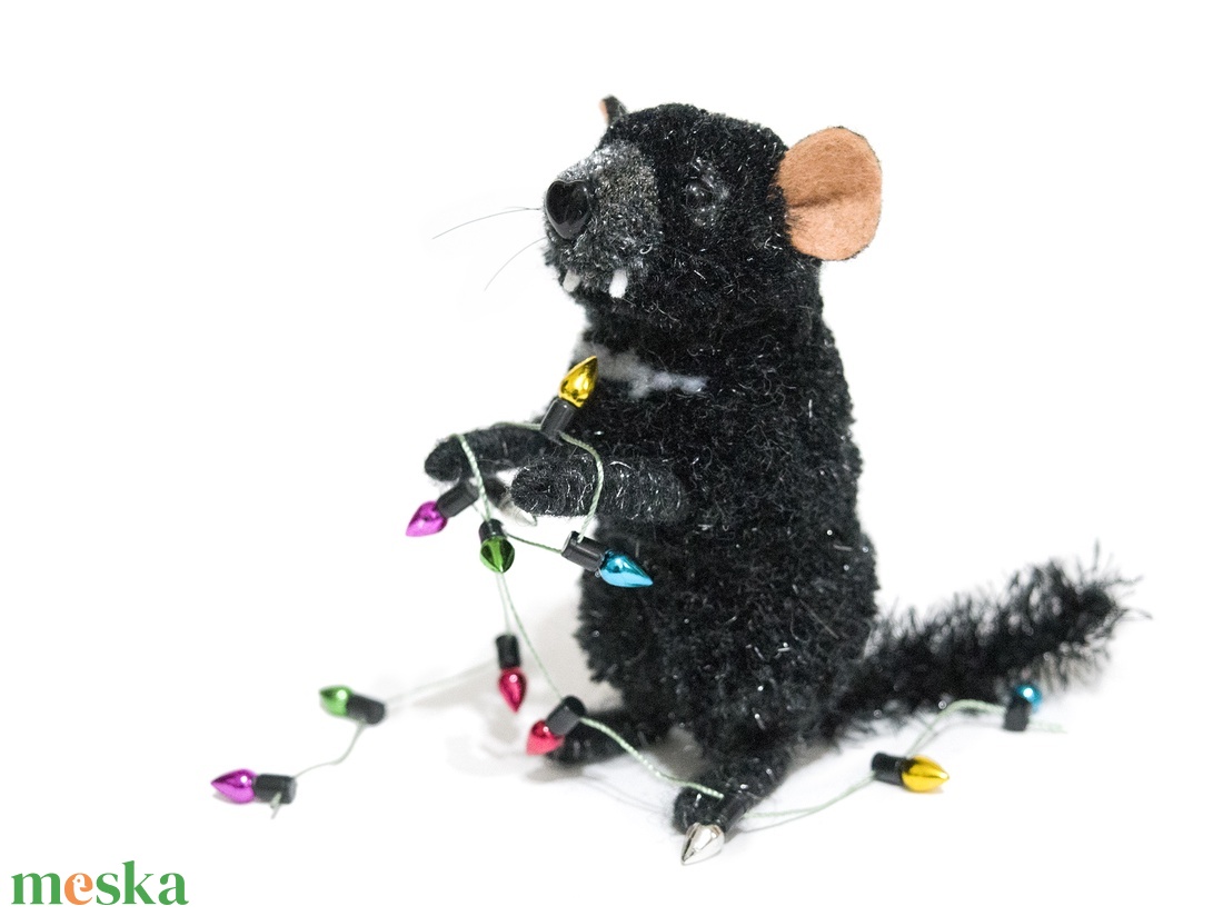 Erszényes ördög fényfüzérrel - otthon & életmód - dekoráció - dísztárgy - Meska.hu