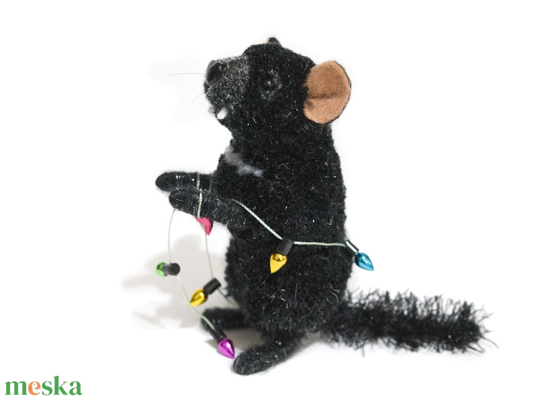 Erszényes ördög fényfüzérrel - otthon & életmód - dekoráció - dísztárgy - Meska.hu