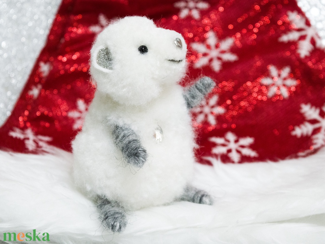 Kristálymaci - ezüst - otthon & életmód - dekoráció - dísztárgy - Meska.hu