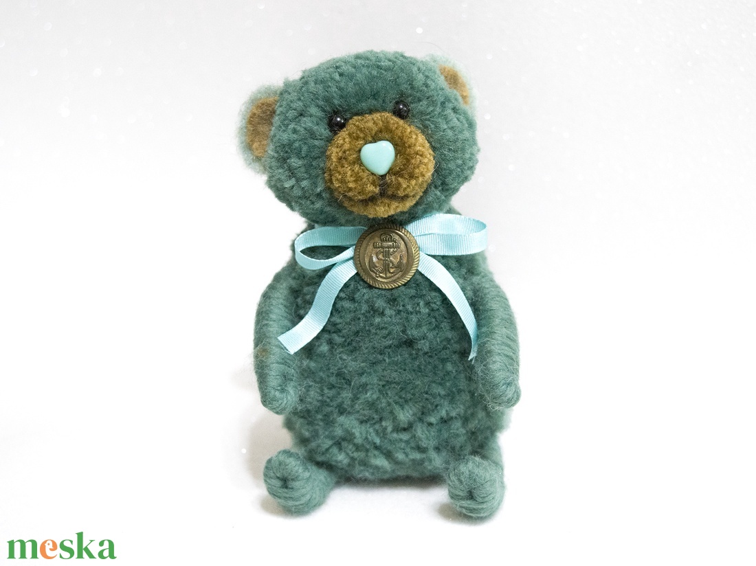 Pom - Teddy maci - Tengerész Nagytestvér - otthon & életmód - dekoráció - dekoratív figurák és szobrok - Meska.hu