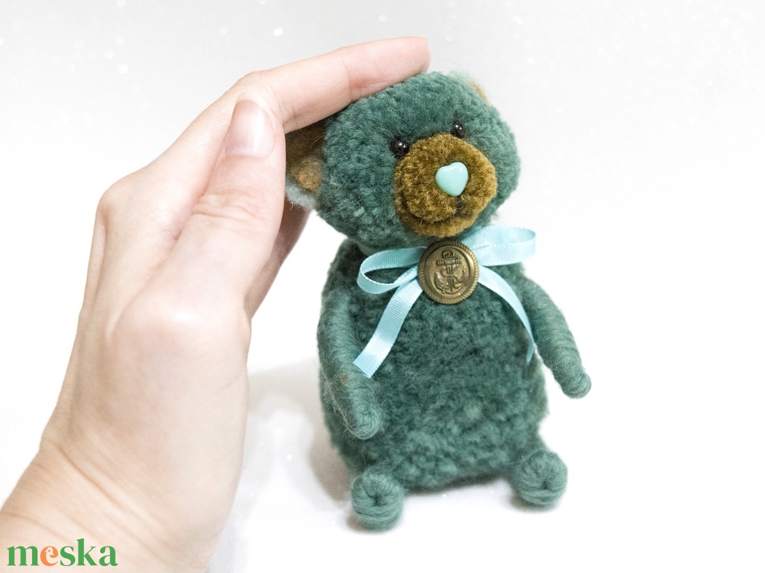 Pom - Teddy maci - Tengerész Nagytestvér - otthon & életmód - dekoráció - dekoratív figurák és szobrok - Meska.hu