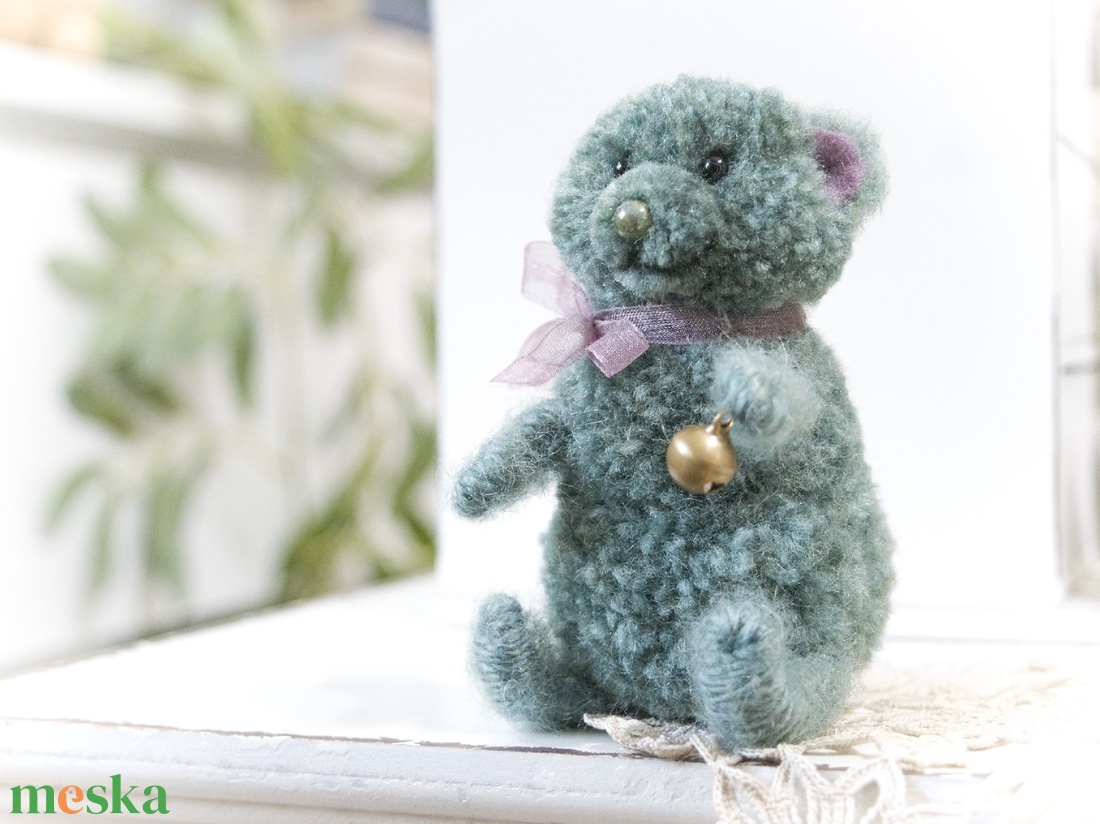 Pom - Teddy maci - A Csengettyűs - otthon & életmód - dekoráció - dekoratív figurák és szobrok - Meska.hu