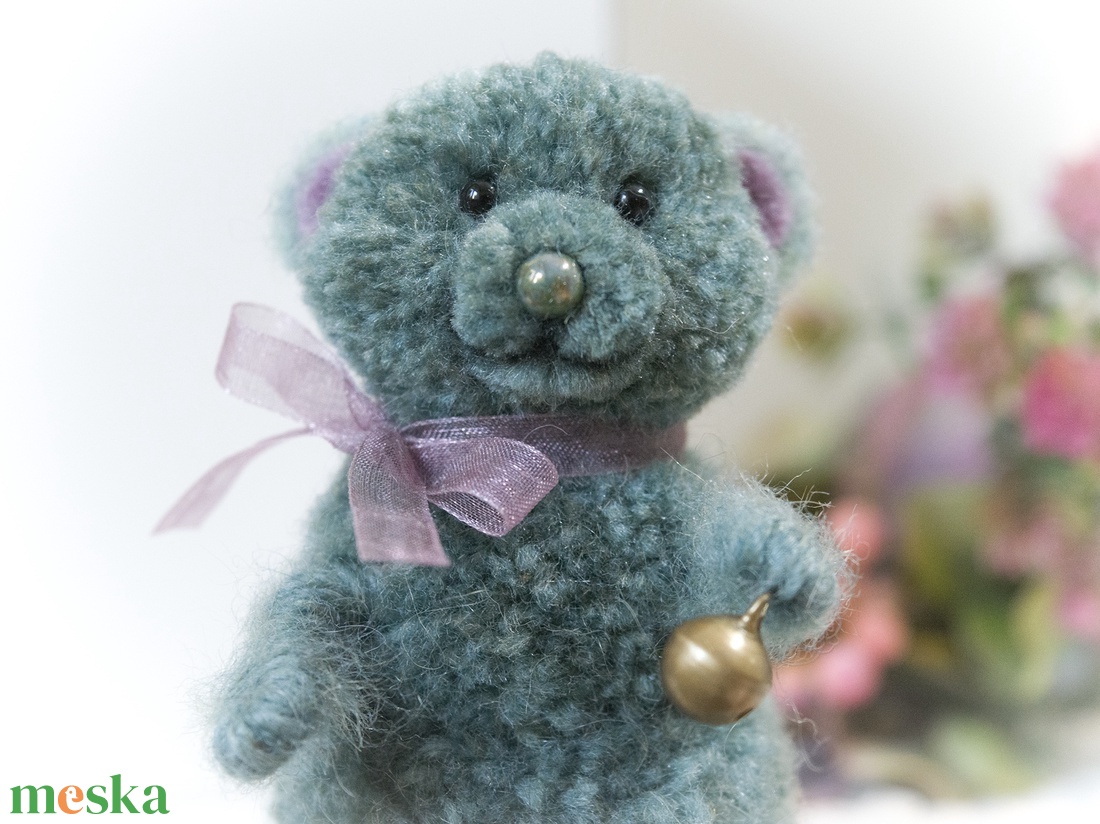 Pom - Teddy maci - A Csengettyűs - otthon & életmód - dekoráció - dekoratív figurák és szobrok - Meska.hu