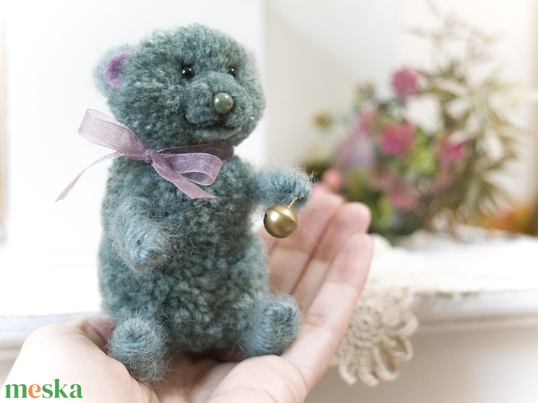 Pom - Teddy maci - A Csengettyűs - otthon & életmód - dekoráció - dekoratív figurák és szobrok - Meska.hu