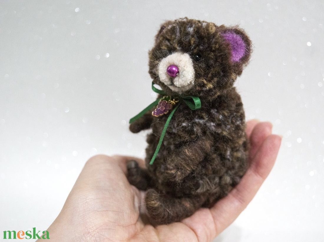 Pom - Teddy maci - Szőlőfürt - otthon & életmód - dekoráció - dekoratív figurák és szobrok - Meska.hu