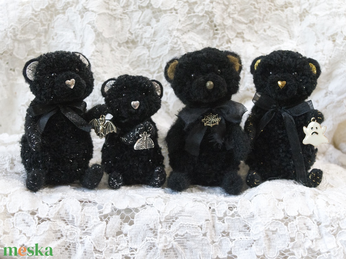 Pom - Teddy Halloween maci és a Szomorú Szellem - otthon & életmód - dekoráció - halloween - halloweeni figurák - Meska.hu