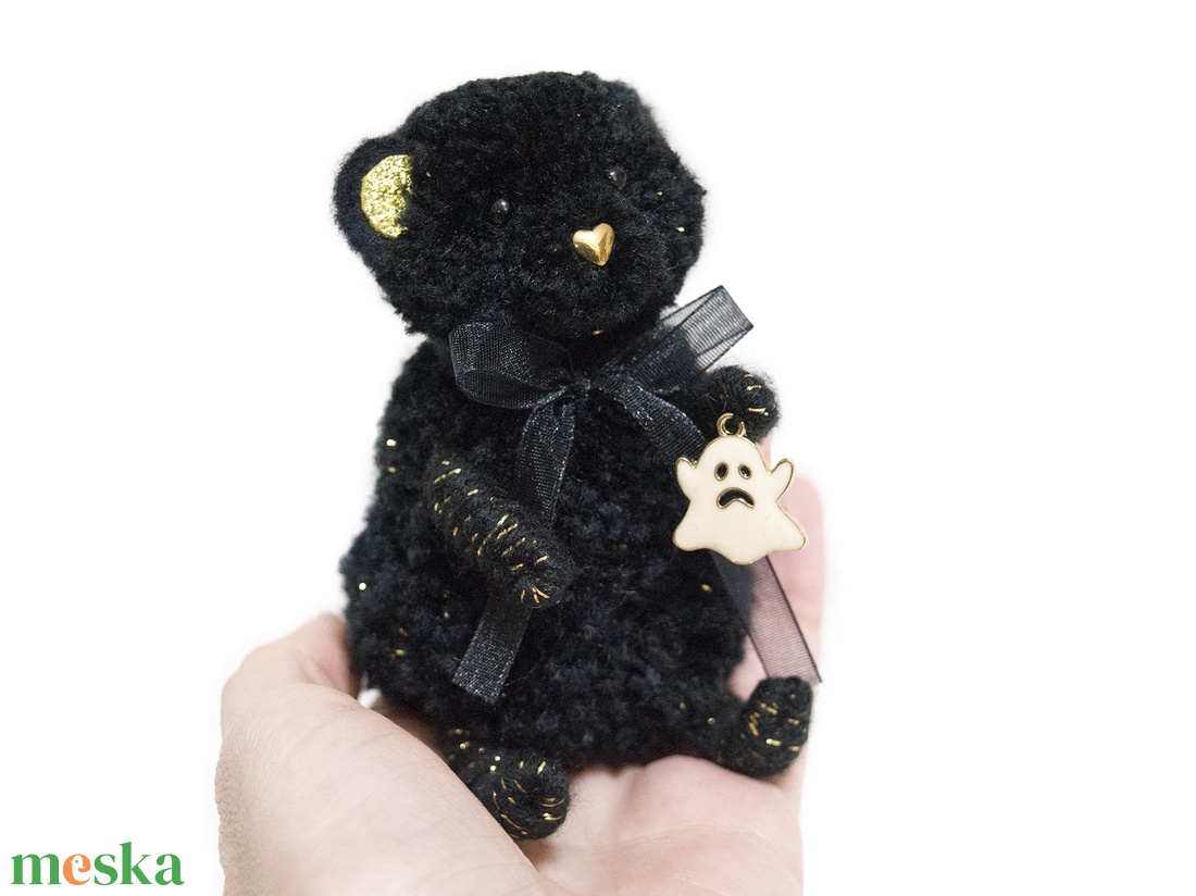 Pom - Teddy Halloween maci és a Szomorú Szellem - otthon & életmód - dekoráció - halloween - halloweeni figurák - Meska.hu
