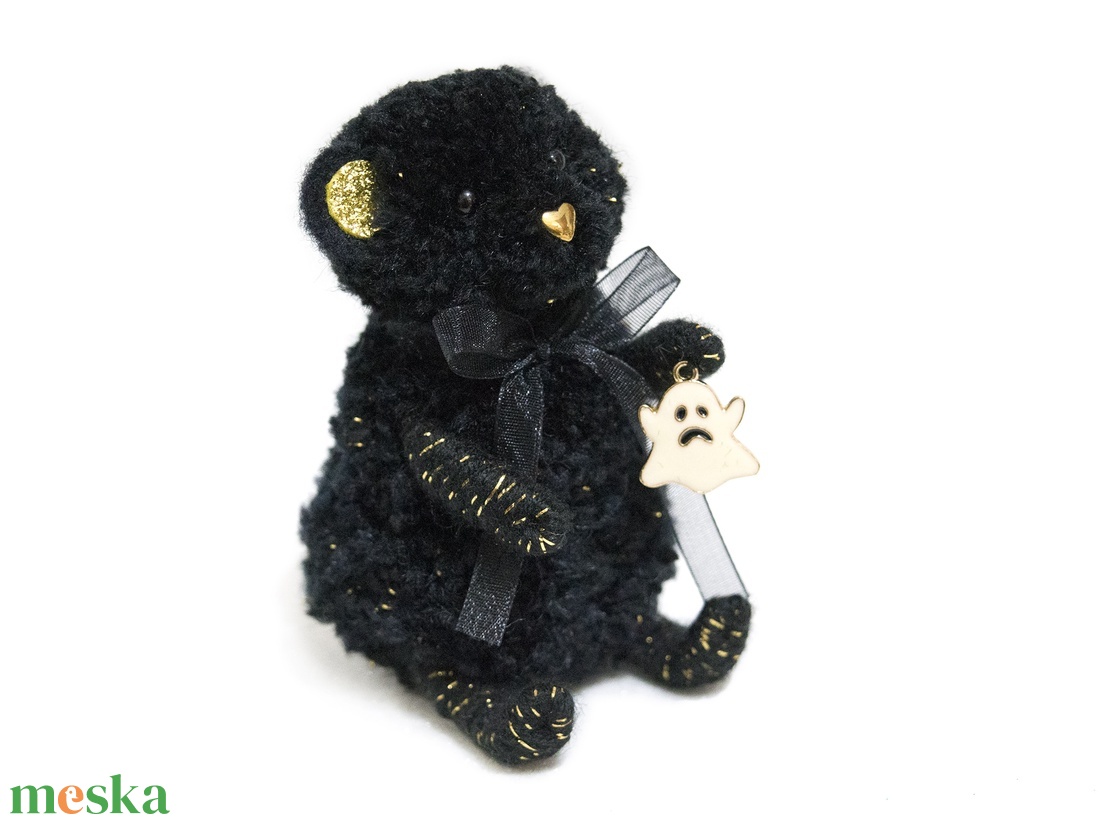 Pom - Teddy Halloween maci és a Szomorú Szellem - otthon & életmód - dekoráció - halloween - halloweeni figurák - Meska.hu
