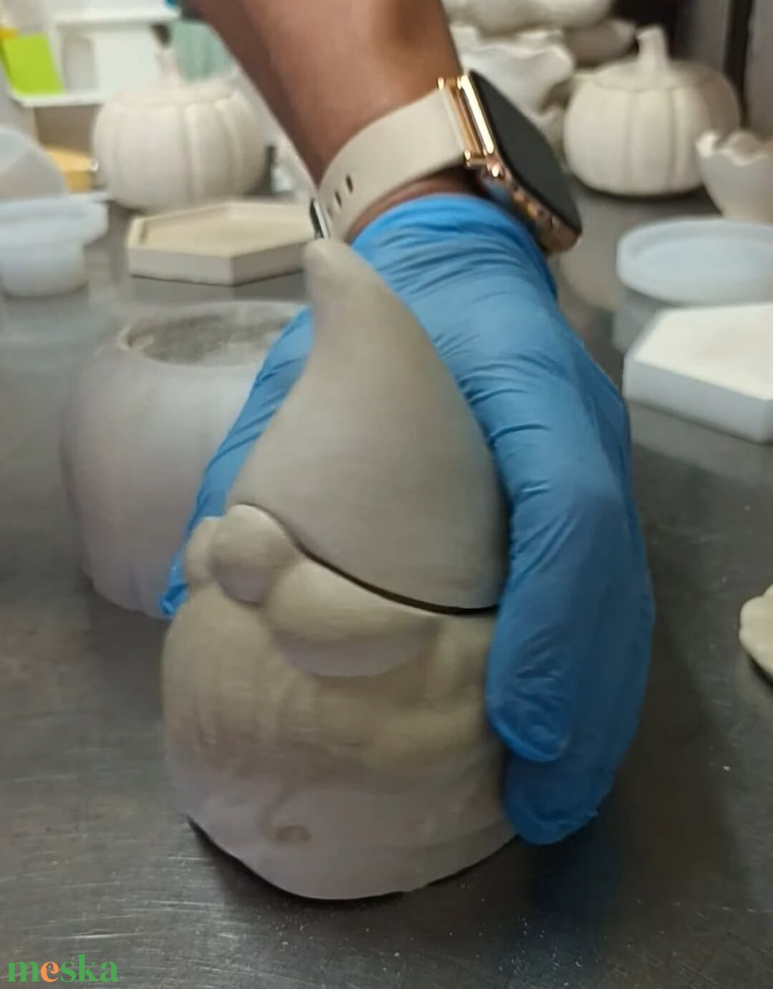 Festhető kerámia dekoráció - kellékek & szerszámok - díszíthető tárgyak - kerámia - Meska.hu