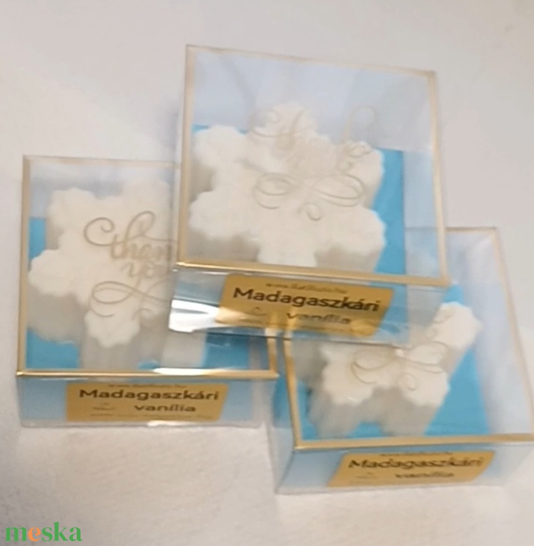 HÓPEHELY illatgyertya - karácsony - karácsonyi lakásdekoráció - karácsonyi illatgyertya, mécses - Meska.hu