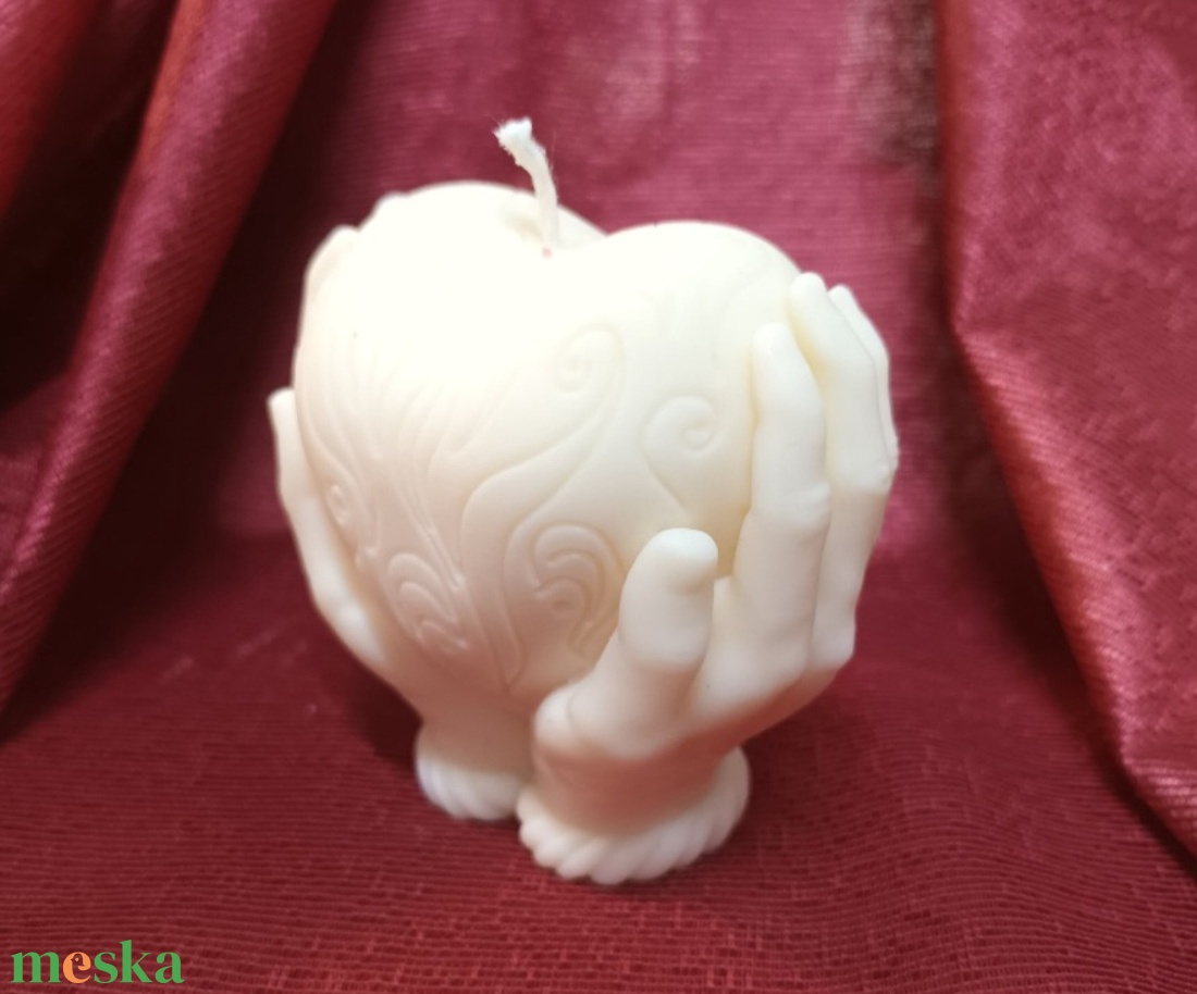 Szeretettel dekorgyertya-Díszdobozban - otthon & életmód - gyertya, illat, aroma - gyertya - Meska.hu