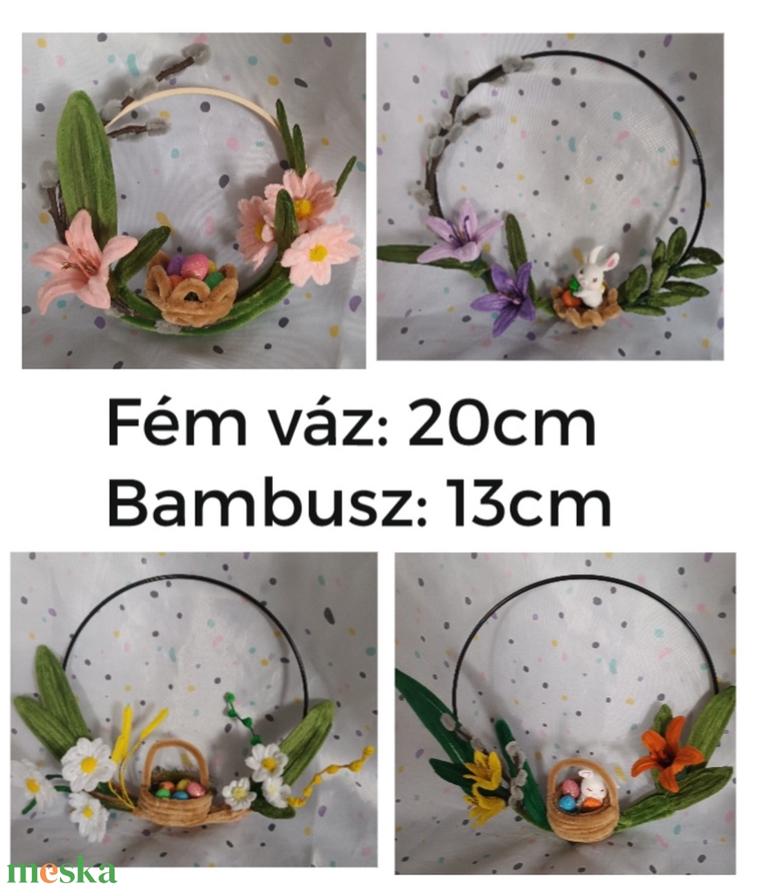 Húsvéti ajtódísz, kopogtató - ünnepi díszek, dekorációk - húsvéti díszek és dekorációk - húsvéti ajtódísz, kopogtató - Meska.hu