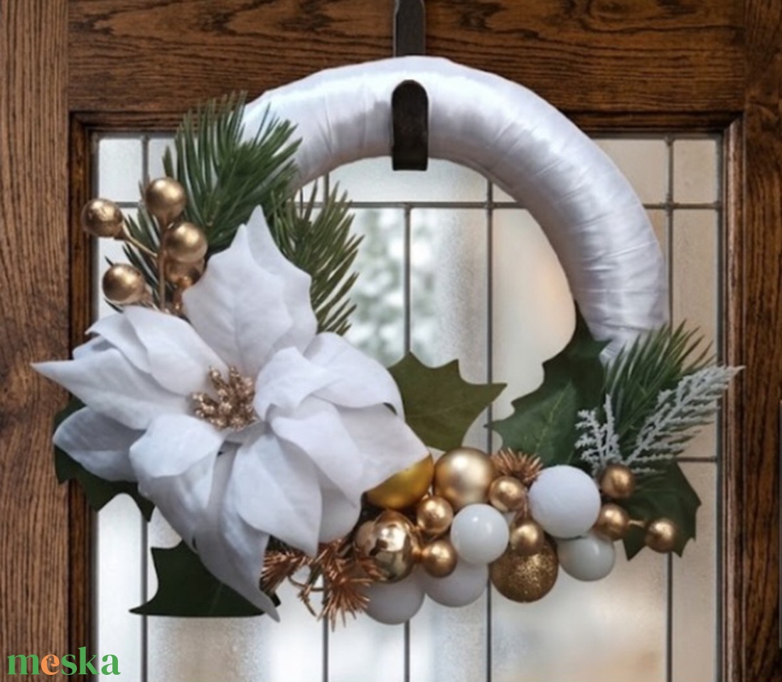 2 az 1-ben Ajtódísz - karácsony - adventi díszek - adventi ajtódísz - Meska.hu