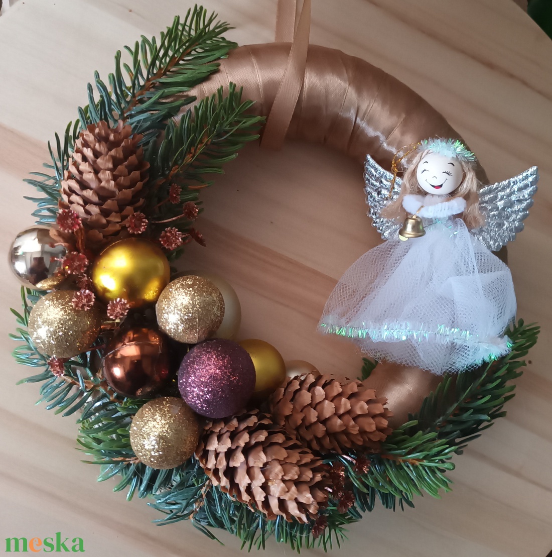 2 az 1-ben Ajtódísz - karácsony - adventi díszek - adventi ajtódísz - Meska.hu