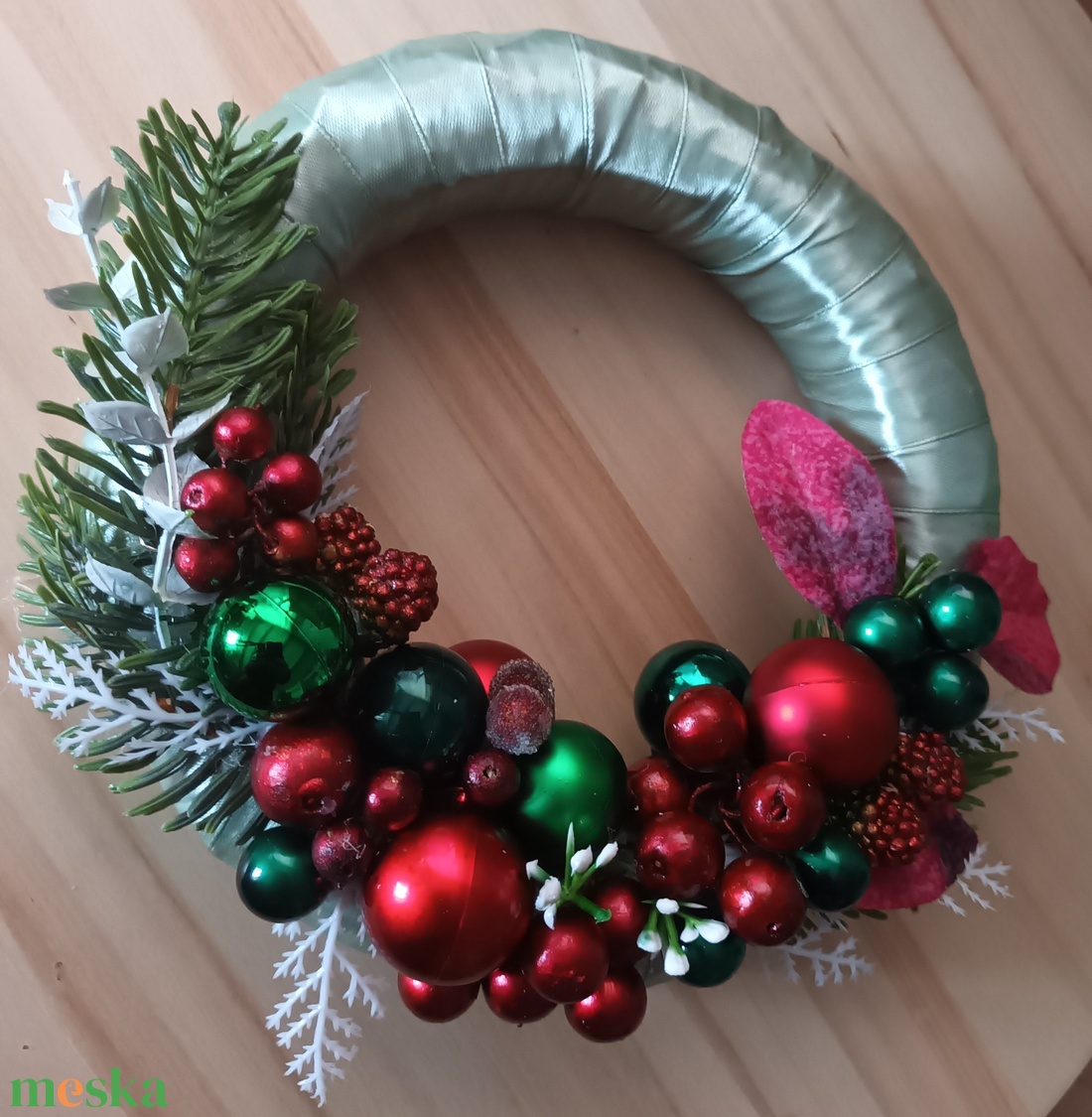 2 az 1-ben Ajtódísz - karácsony - adventi díszek - adventi ajtódísz - Meska.hu