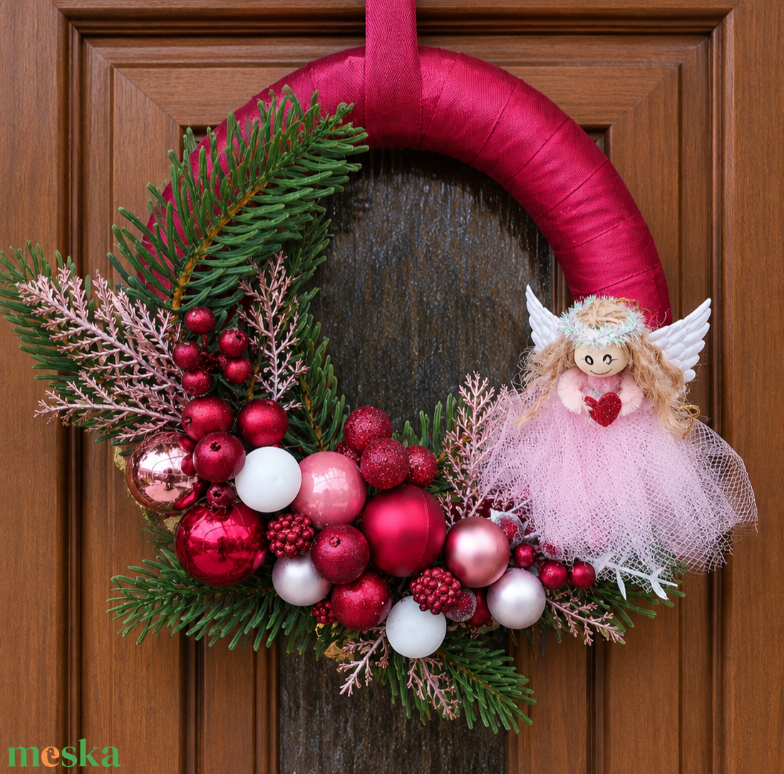 2 az 1-ben Ajtódísz - karácsony - adventi díszek - adventi ajtódísz - Meska.hu