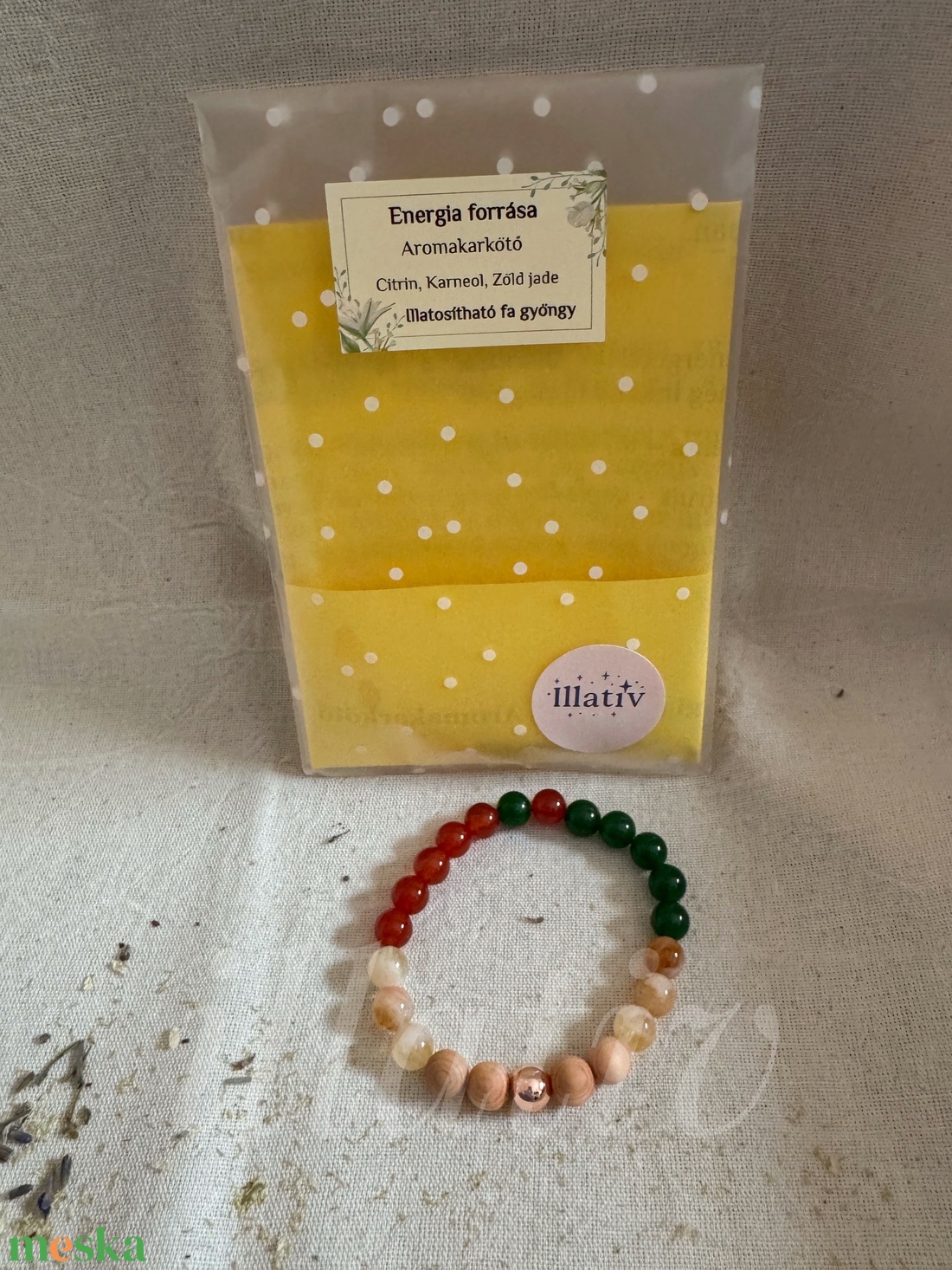 Aromakarkötő- Energia forrása - ékszer - karkötő - ásványkarkötő - Meska.hu Aromakarkötő- Energia forrása - ékszer - karkötő - ásványkarkötő - Meska.hu