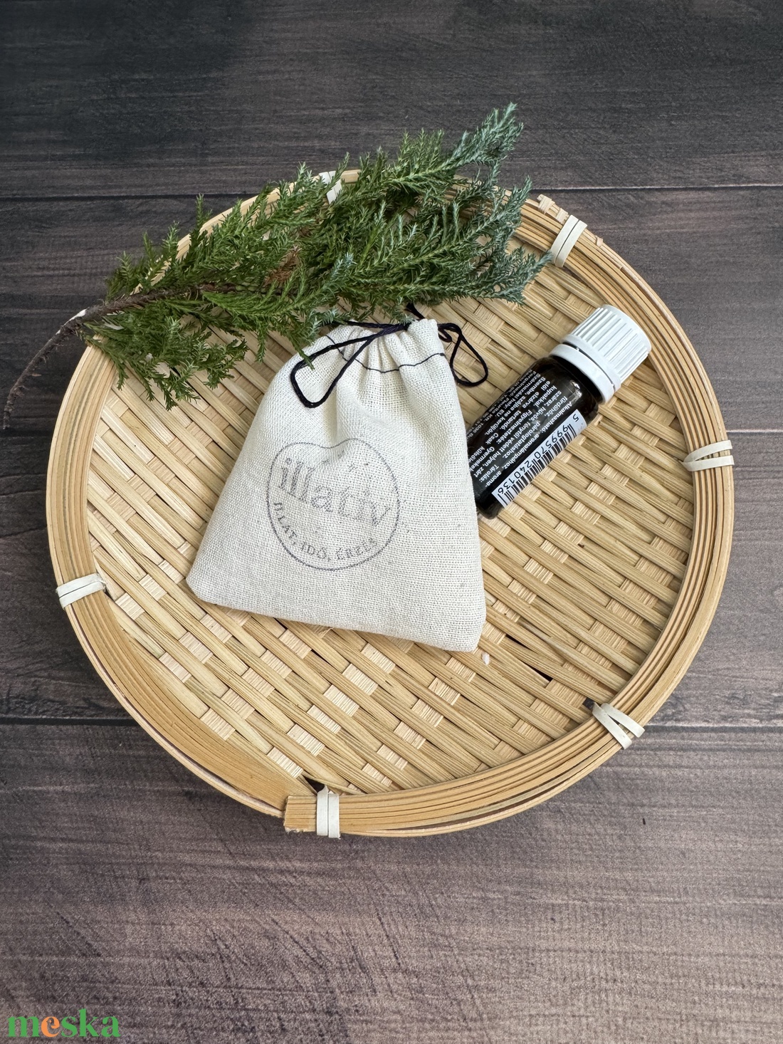 Illatzsák parfümolajjal autóba és textíliákhoz- �zöld harmónia illattal - otthon & életmód - autó - autós illatosító - Meska.hu