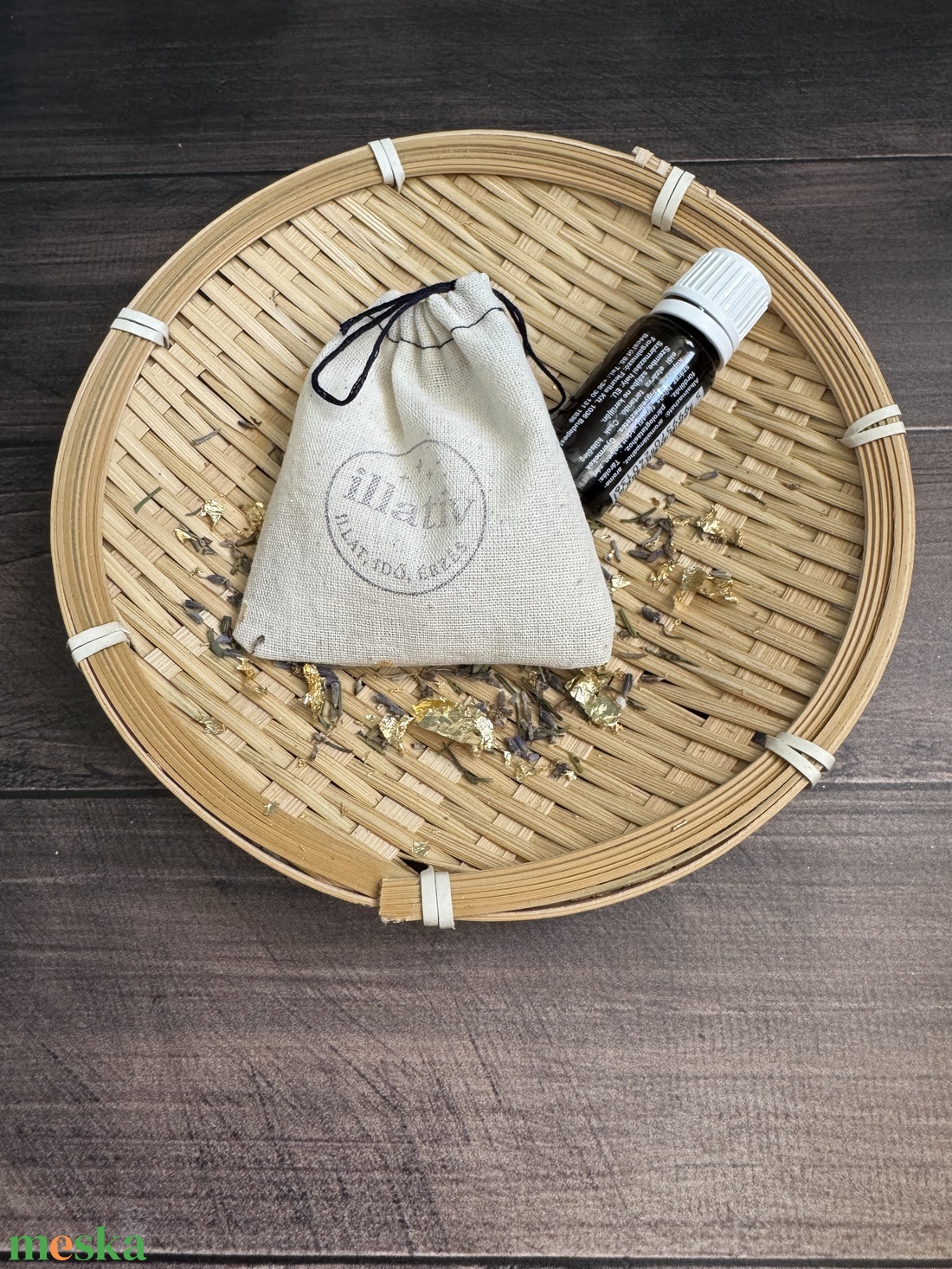 Parfümolajos illatzsák - Aranyló levendula illat / autóba , ruhára, otthonra - otthon & életmód - gyertya, illat, aroma - illatzsák - Meska.hu