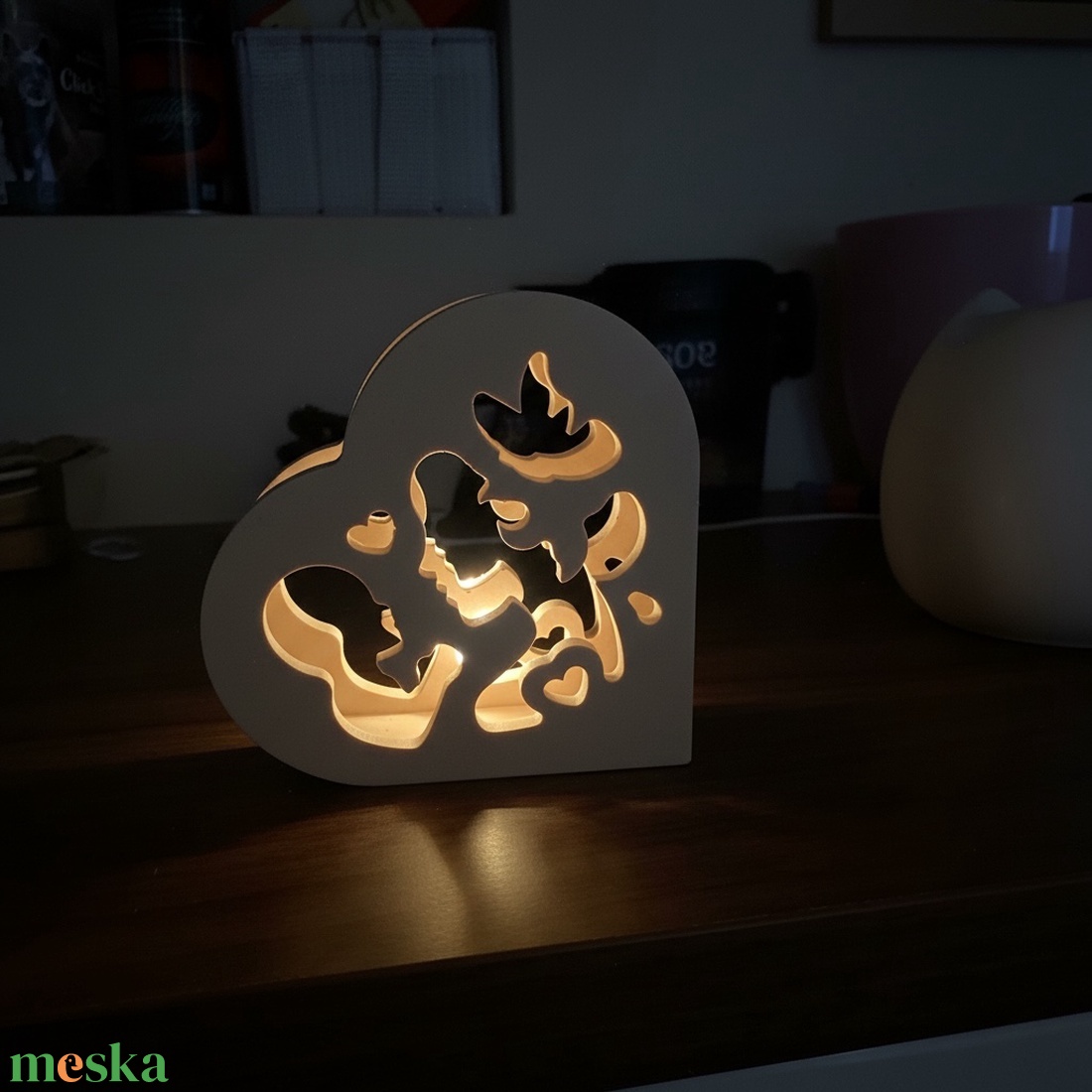 Anya-gyermek szeretetfény - otthon & életmód - dekoráció - dísztárgy - Meska.hu