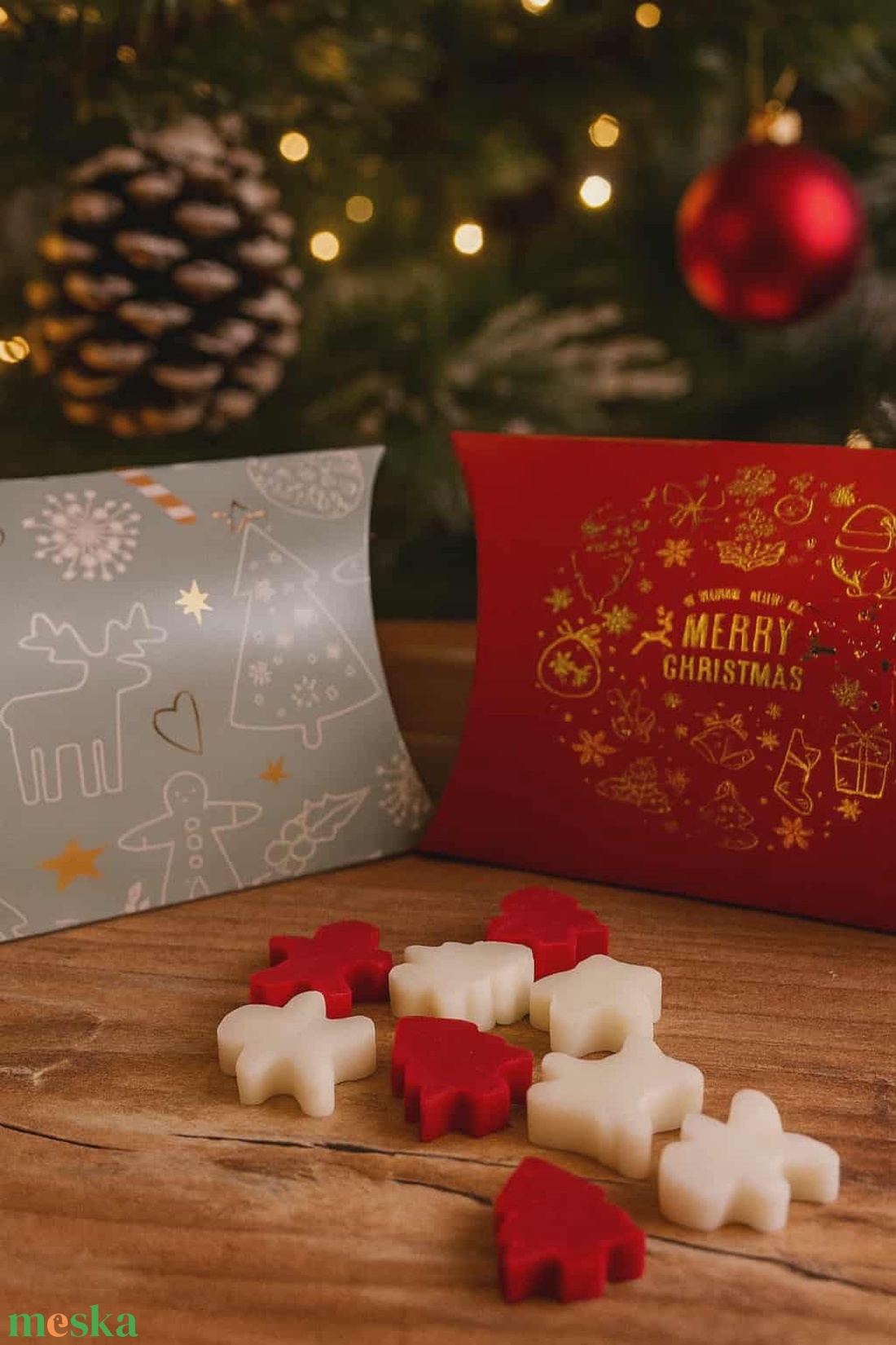 Aroma box - karácsony - karácsonyi lakásdekoráció - karácsonyi illatgyertya, mécses - Meska.hu