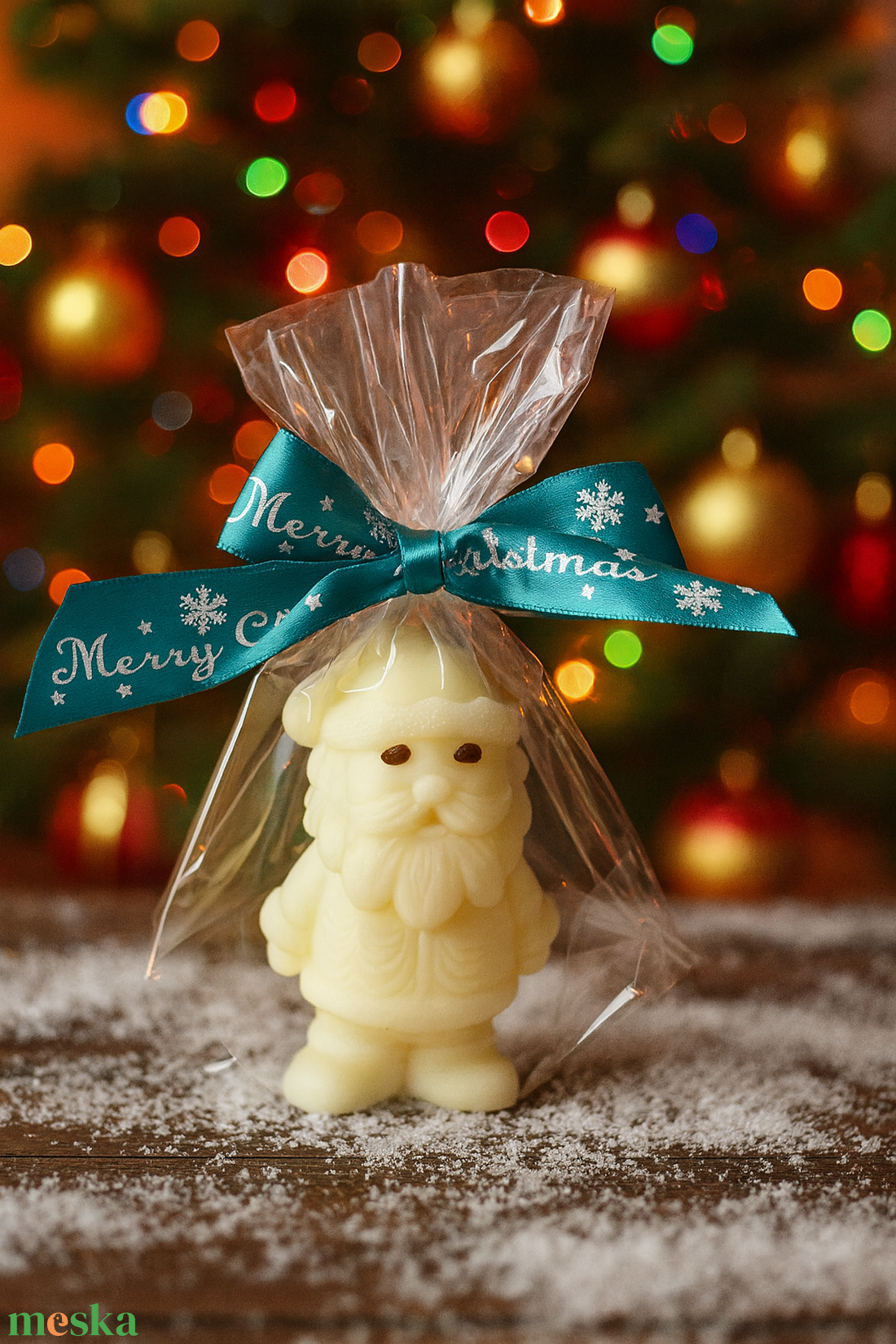 Mikulás illatgyertya - karácsony - karácsonyi lakásdekoráció - karácsonyi illatgyertya, mécses - Meska.hu