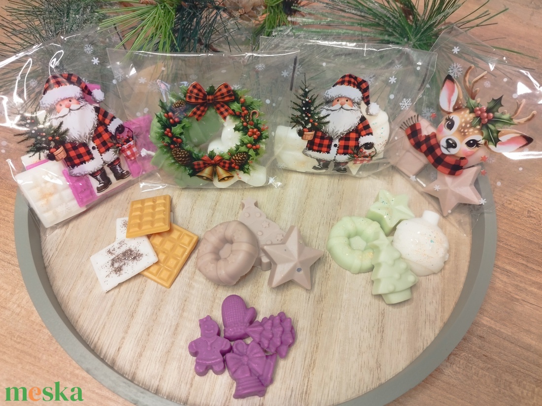 Karácsonyi mesecsomag-illatviasz - otthon & életmód - gyertya, illat, aroma - aromalámpa - Meska.hu