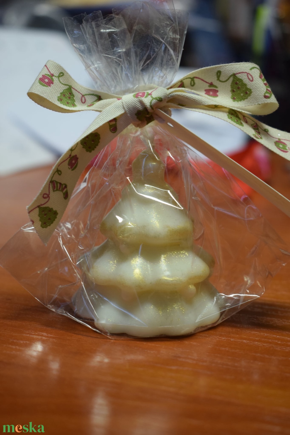 Karácsonyfa illatgyertya - karácsony - karácsonyi lakásdekoráció - karácsonyi illatgyertya, mécses - Meska.hu