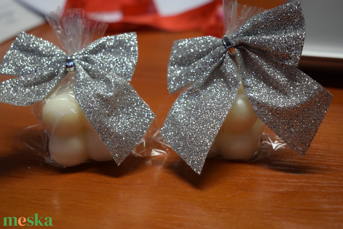 Mini habos illatgyertya - karácsony - karácsonyi lakásdekoráció - karácsonyi illatgyertya, mécses - Meska.hu