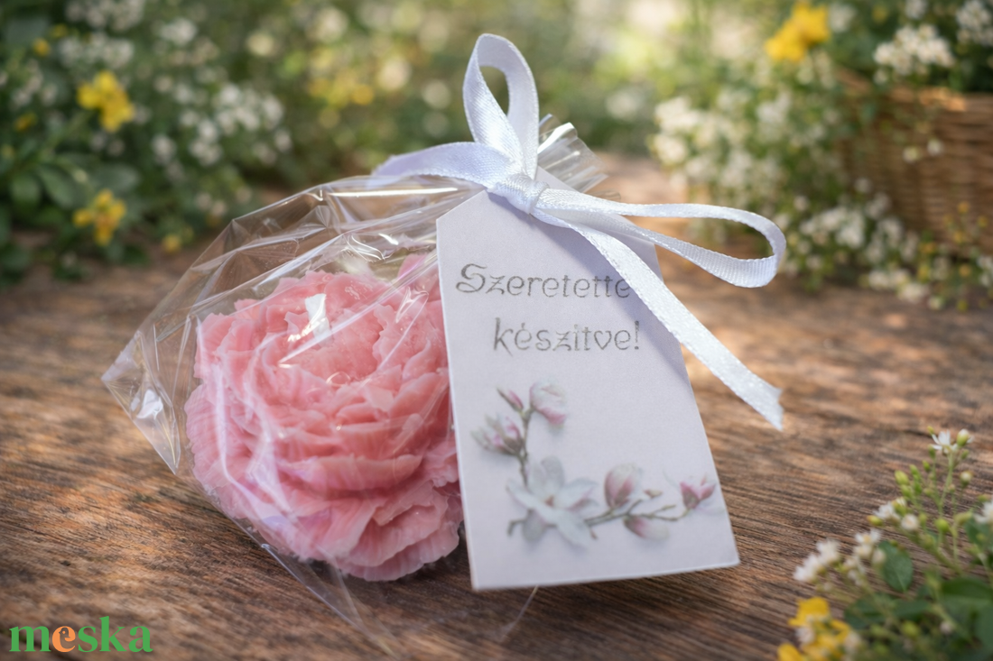 Rózsa illatgyertya - otthon & életmód - gyertya, illat, aroma - gyertya - Meska.hu