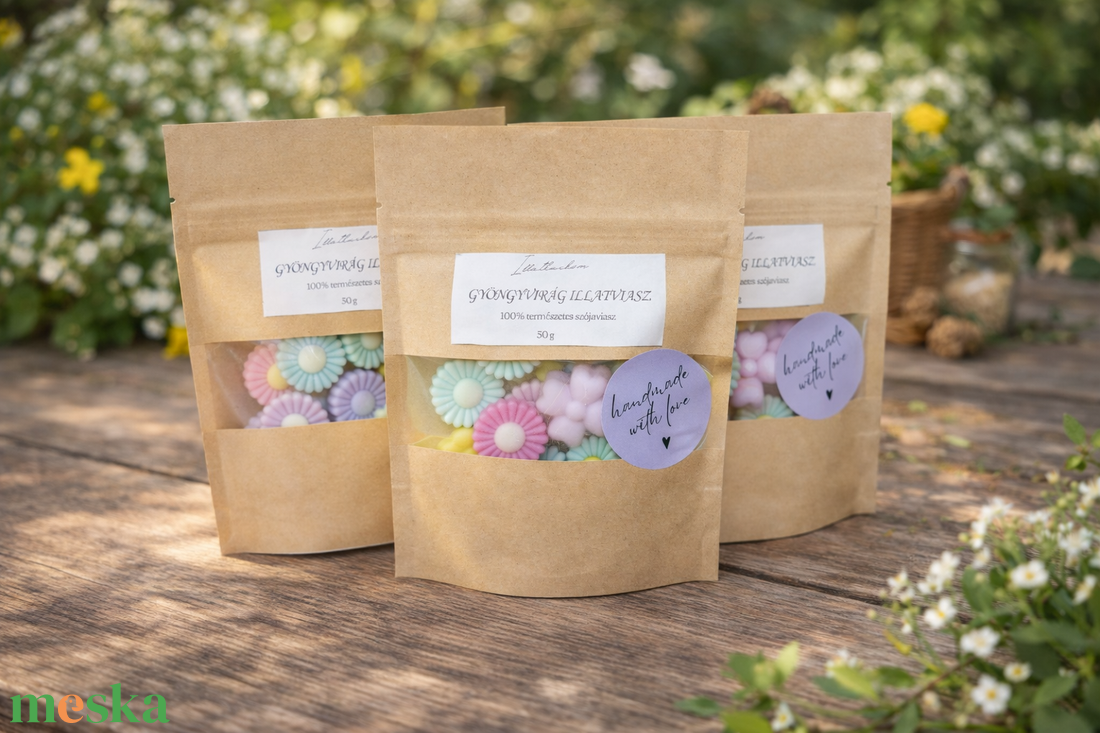 Tavaszi harmónia-Illatviasz - otthon & életmód - gyertya, illat, aroma - illatviasz - Meska.hu