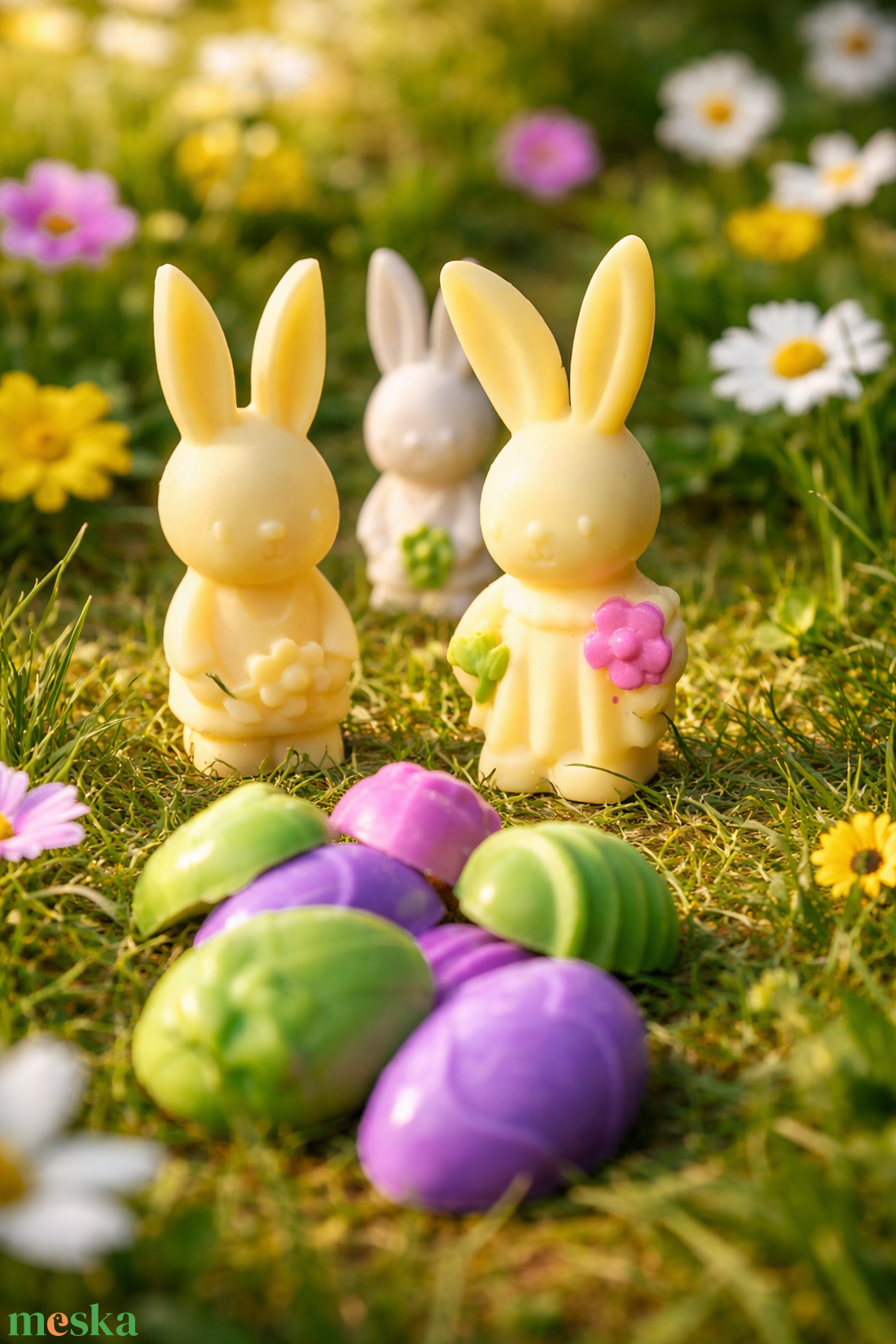 Nyuszikert-Illatviasz - otthon & életmód - gyertya, illat, aroma - gyertya - Meska.hu