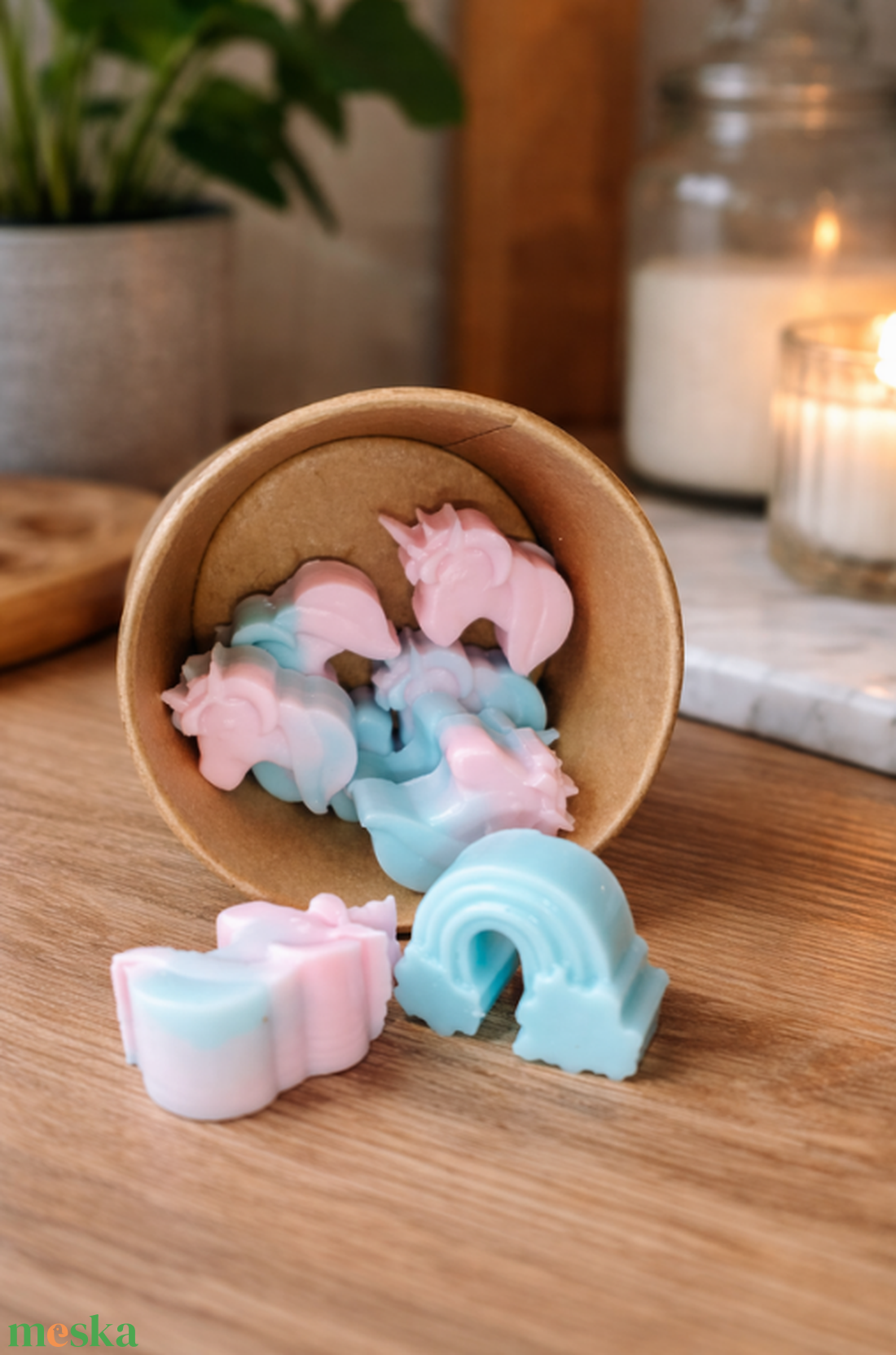 Unikornis, Szivárvány Álom -Illatviasz - otthon & életmód - gyertya, illat, aroma - illatviasz - Meska.hu