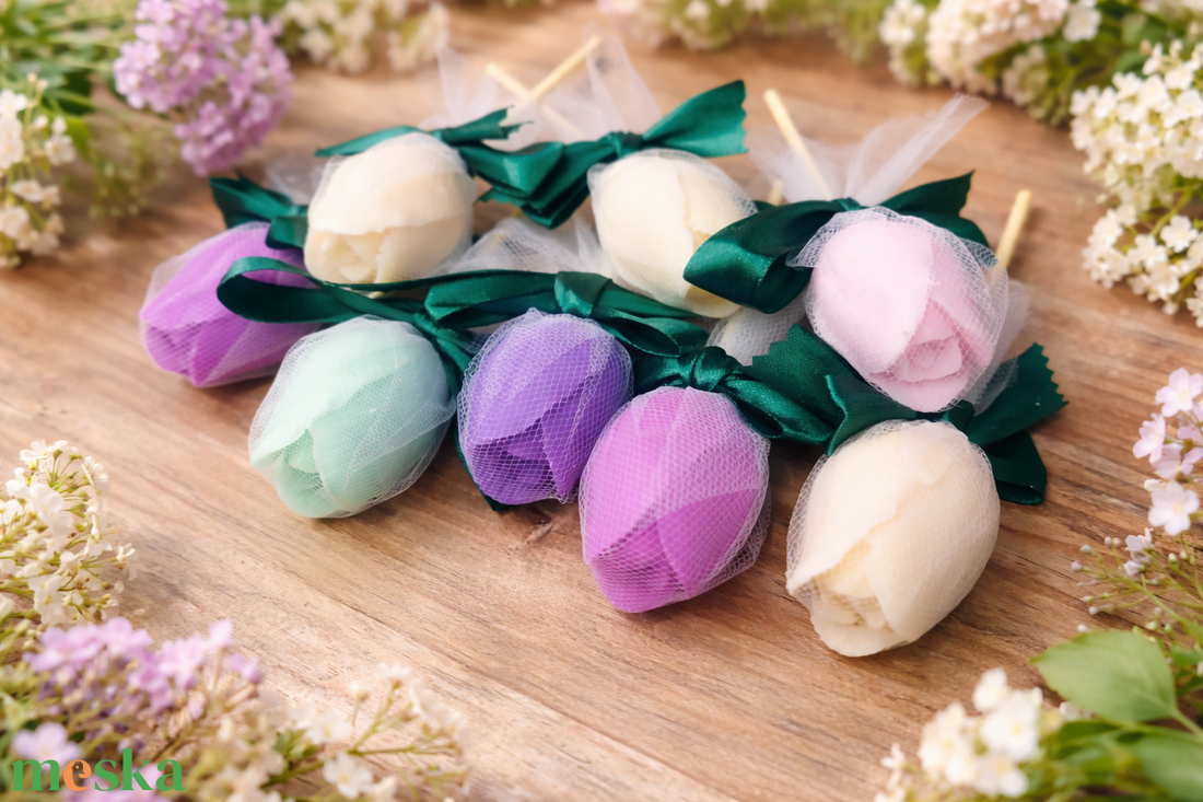 Tulipánharmat-Illatviasz - otthon & életmód - gyertya, illat, aroma - illatviasz - Meska.hu
