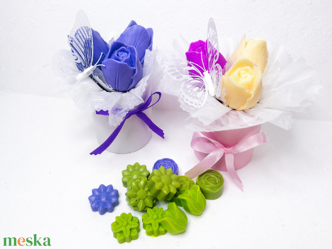 Virágvarázs illatbox - otthon & életmód - gyertya, illat, aroma - illatviasz - Meska.hu